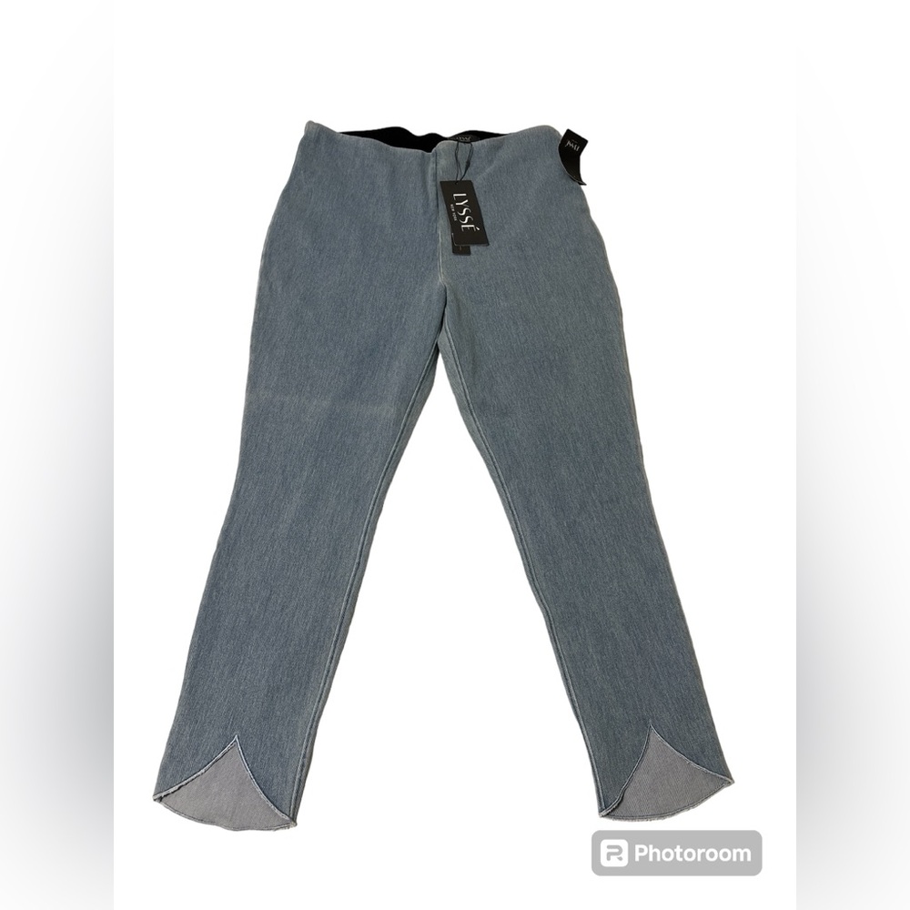 Lysse denim scallop edge new